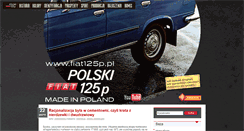 Desktop Screenshot of fiat125p.pl
